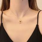 Moon Necklace 1 Pc - Moon Pendant Necklace - Gold - One Size