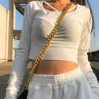 Chunky Alloy Chain For Crossbody Bag