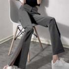 Skinny Slit Dress Pants