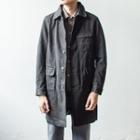 Buttoned Pocketed Coat
