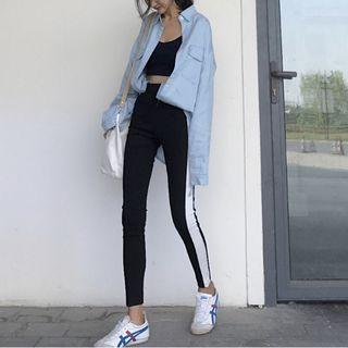 Color Block Sports Pants