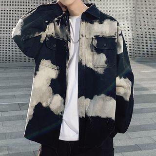 Tie-dyed Shirt Jacket