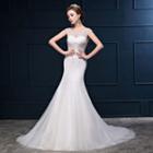 Sleeveless Mermaid Wedding Gown
