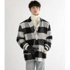 Set: Plaid Single-breasted Blazer + Crossbody Bag