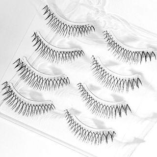 False Eyelashes Black - One Size