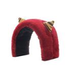 Leopard Print Cat Ear Chenille Earmuffs