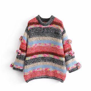 Pom Pom Melange Sweater