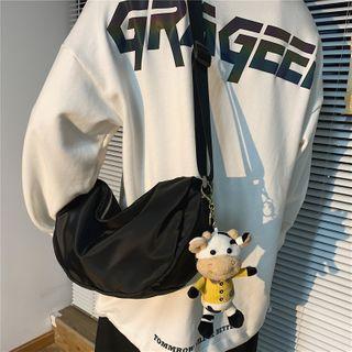 Plain Crossbody Bag / Cow Bag Charm / Set