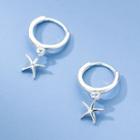 Starfish Sterling Silver Dangle Earring 1 Pair - S925 Silver - Silver - One Size