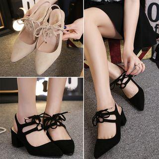 Tie Front Pumps