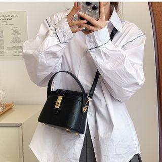 Quilted Top Handle Shoulder Bag