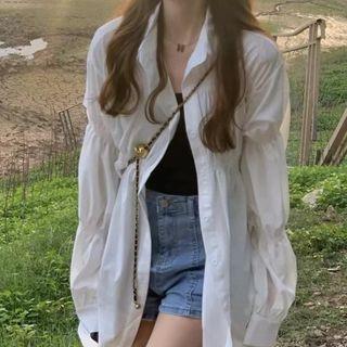 Plain Shirt Whiteshirt - One Size