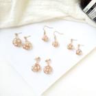 Caged Faux Pearl Dangle Earring
