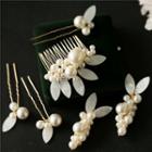 Wedding Faux Pearl Hair Comb / Hair Stick / Hair Clip / Set
