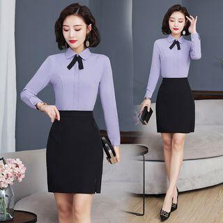 Shirt / Fitted Skirt / Set