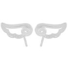 Wings Sterling Silver Earring 1 Pair - Silver - One Size