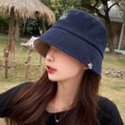 Smiley Face Label Bucket Hat