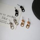 Alloy Zipper Pull Earring