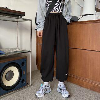 Drawstring Hem Straight Leg Sweatpants
