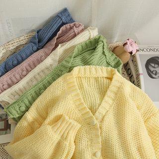 Loose-fit Cropped Cardigan In 5 Colors