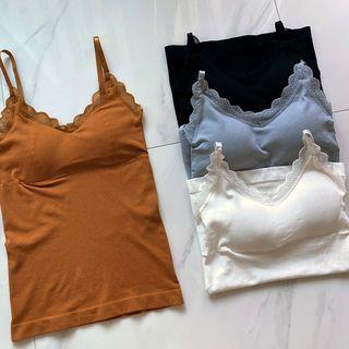 Padded Laced Camisole Top