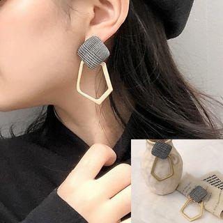 Geometry Drop Earring As Shown In Figure - One Size