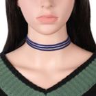 Velvet Stripe Choker