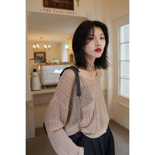 Ribbed Light Knit Top