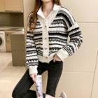 Striped Patterned Cardigan
