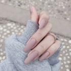 Matte Faux Nail Tips Mos011 - Mauve - One Size