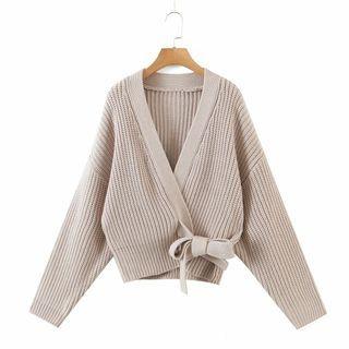 Tie-side Cardigan