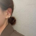 Alloy Branches Earring 1 Pc - Silver Needle - Right Side - Gold - One Size