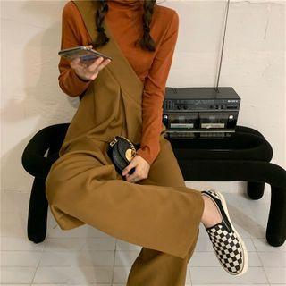 Turtleneck Long-sleeve Plain T-shirt / Plain Jumper Pants
