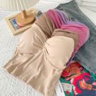 Ruched Tube Top In 10 Colors