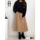 Kangaroo-pocket Drawcord-hem Pullover