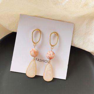 Gemstone Drop Earring 1 Pair - As Shown In Figure - One Size