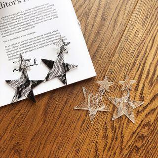 Lace Double Star Earring
