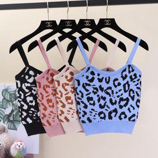 Leopard Print Knit Camisole