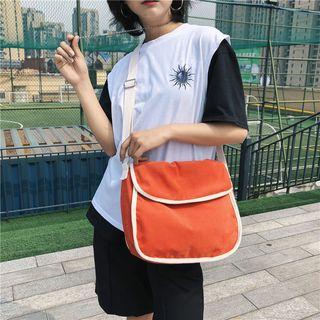 Solid Color Crossbody Shoulder Bag