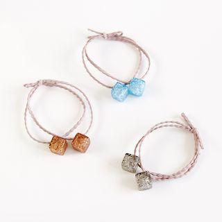 Double Cube Layered Hair Tie