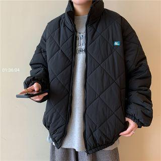 Long-sleeve Applique Quilted Jacket