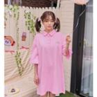 Cherry Pie By Leegong Oversized Polo Shirt
