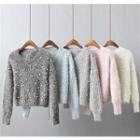 Sequin Furry Sweater