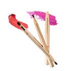 Dual Head Lip Makeup Brush Gold - One Size