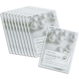 Tony Moly - Pureness 100 Mask Sheet - Pearl 10pcs 10pcs