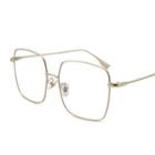 Square Metal Frame Eyeglasses