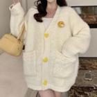 Tiger Cardigan White - One Size
