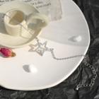 Alloy Star Bracelet 1478 - Bracelet - Pentagram - Silver - One Size