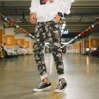 Camo Straight Cut Pants