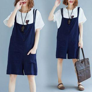 Pocketed Strappy Playsuit
